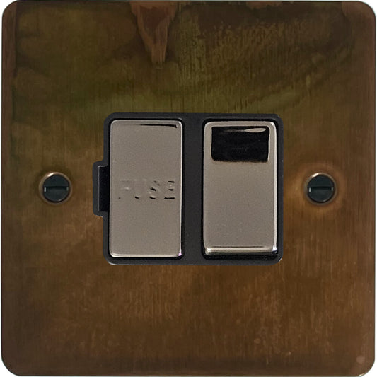 Flat Tarnished Copper Swt Fused Spur