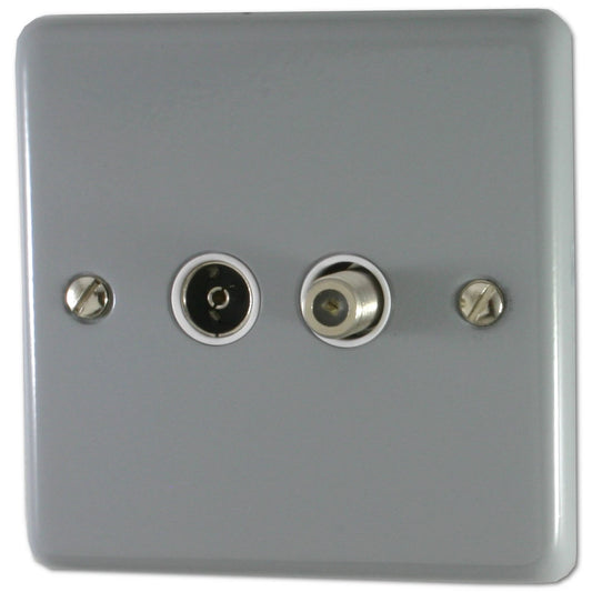 Contour Light Grey Tv & Sat Point