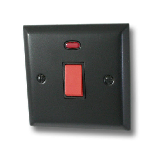 Spectrum Flat Black  45A Dp Switch + Neon