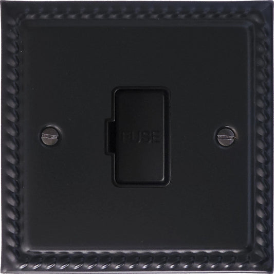 Georgian Flat Black Unswitched Spur