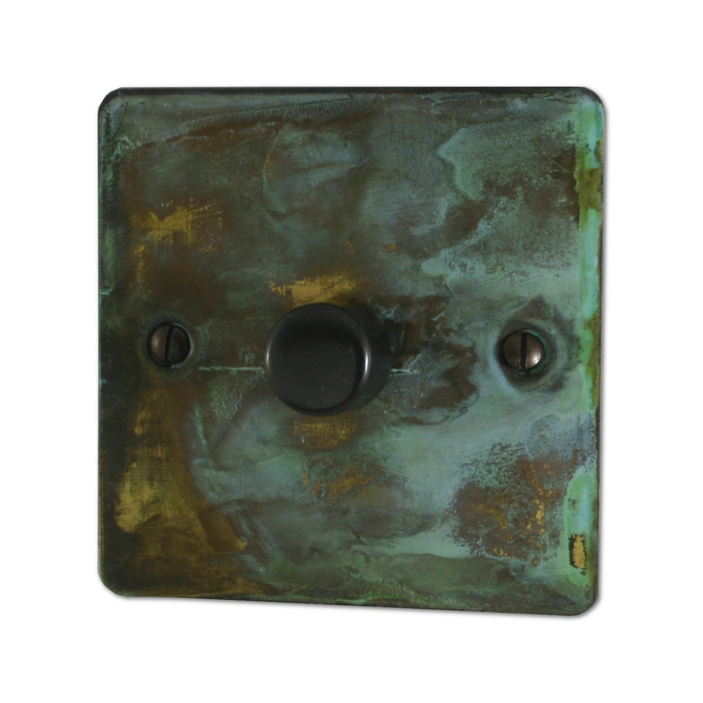 Flat Verdigris 1 Gang LED Dimmer