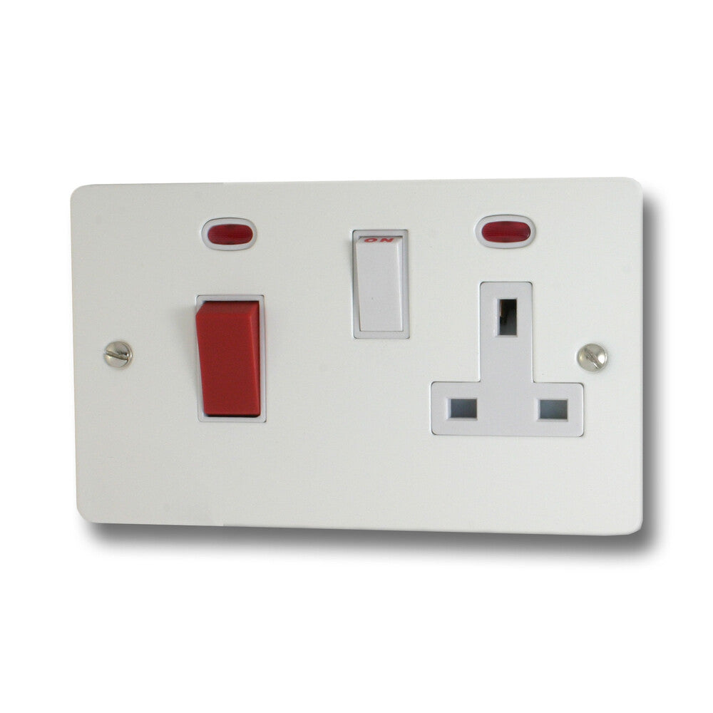 Flat White Cooker Socket