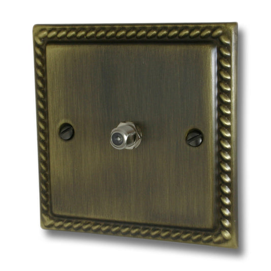 Georgian Antique Brass Satellite Point