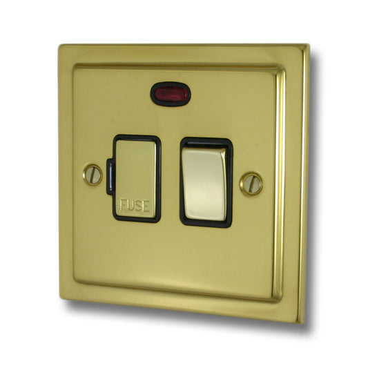 Victorian Polished Brass Swt. Fused Spur & Neon