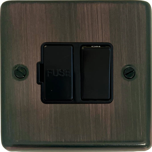 Contour Antique Copper Switched Fuse Spur (Black Switch)