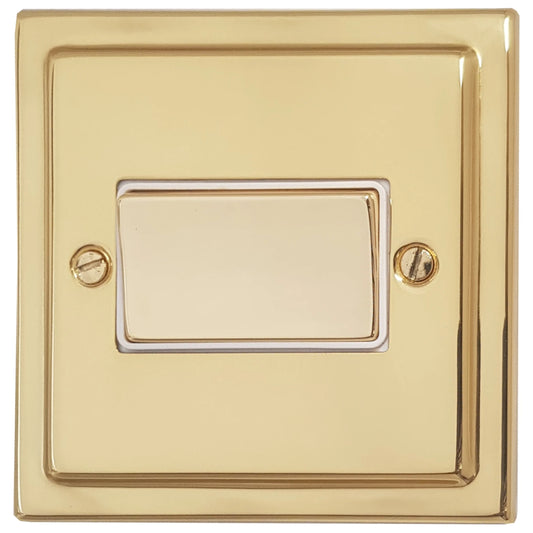 Victorian Polished Brass Fan Isolator