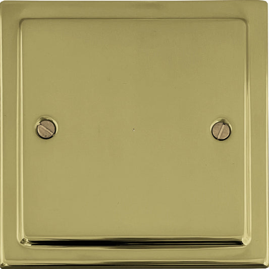 Victorian Polished Brass 20 Amp Dp Switch & Neon