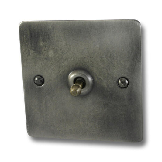 Flat Slate Effect 1 Gang Toggle