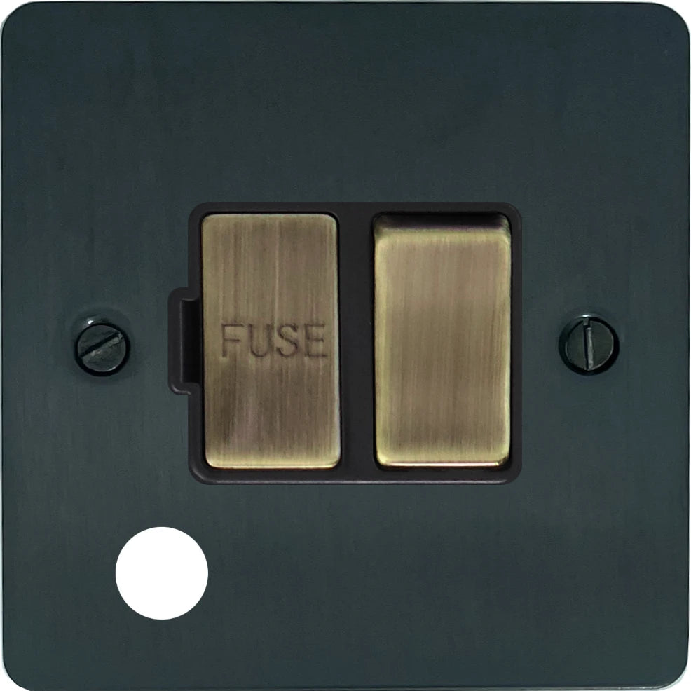 Flat Black Bronze Swt Spur + Outlet