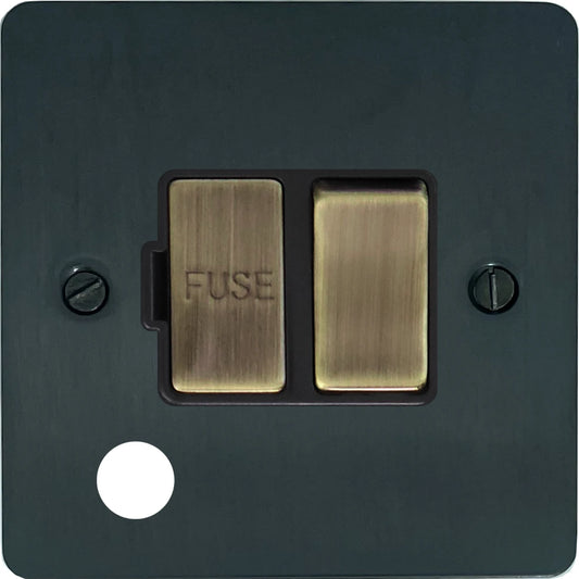 Flat Black Bronze Swt Spur + Outlet