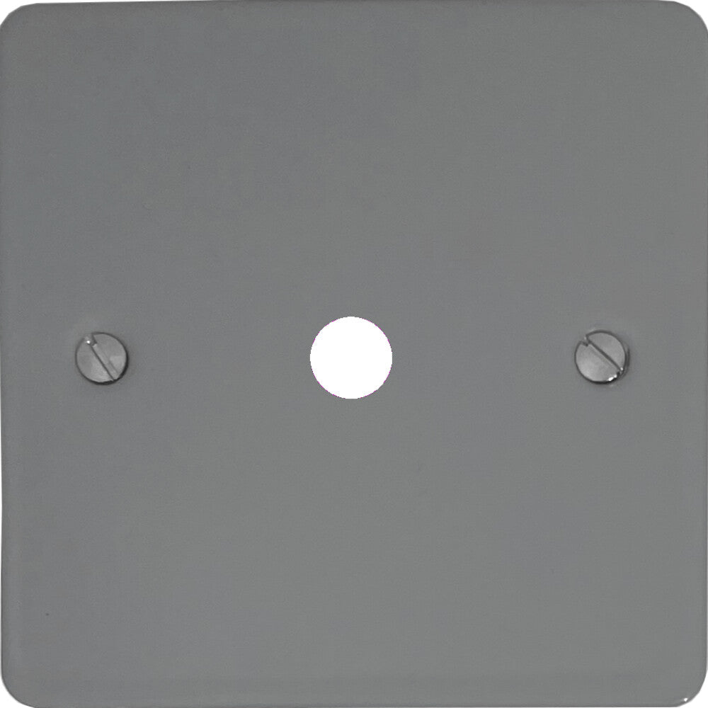 Flat Light Grey 1 Gang Grid Toggle Plate (Plate Only)