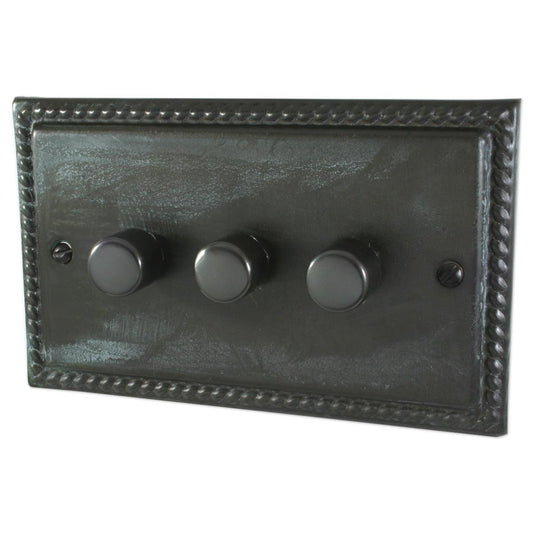 Monarch Verdigris 3 Gang LED Dimmer