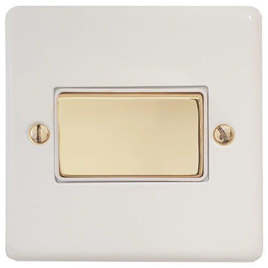 Contour Flat White Contour Fan Isolator