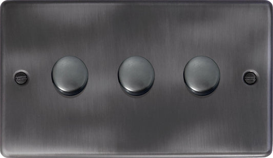 Contour Slate Effect 3 Gang Dimmer LED