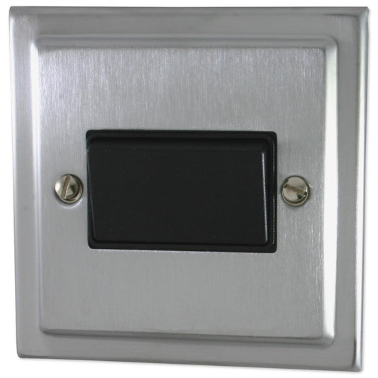Victorian Satin Chrome Fan Isolator