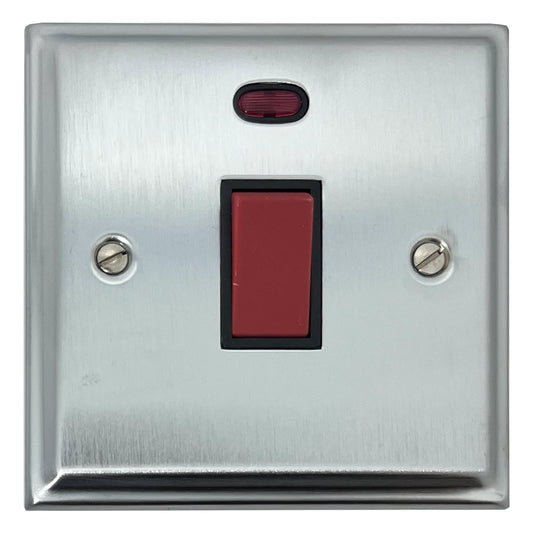 Deco Satin Chrome S/Plate