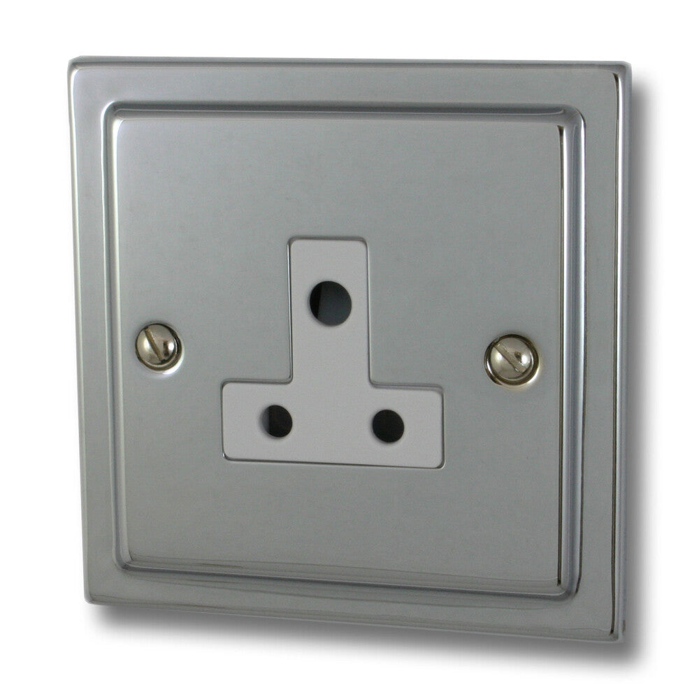 Victorian Polished Chrome 5A Socket