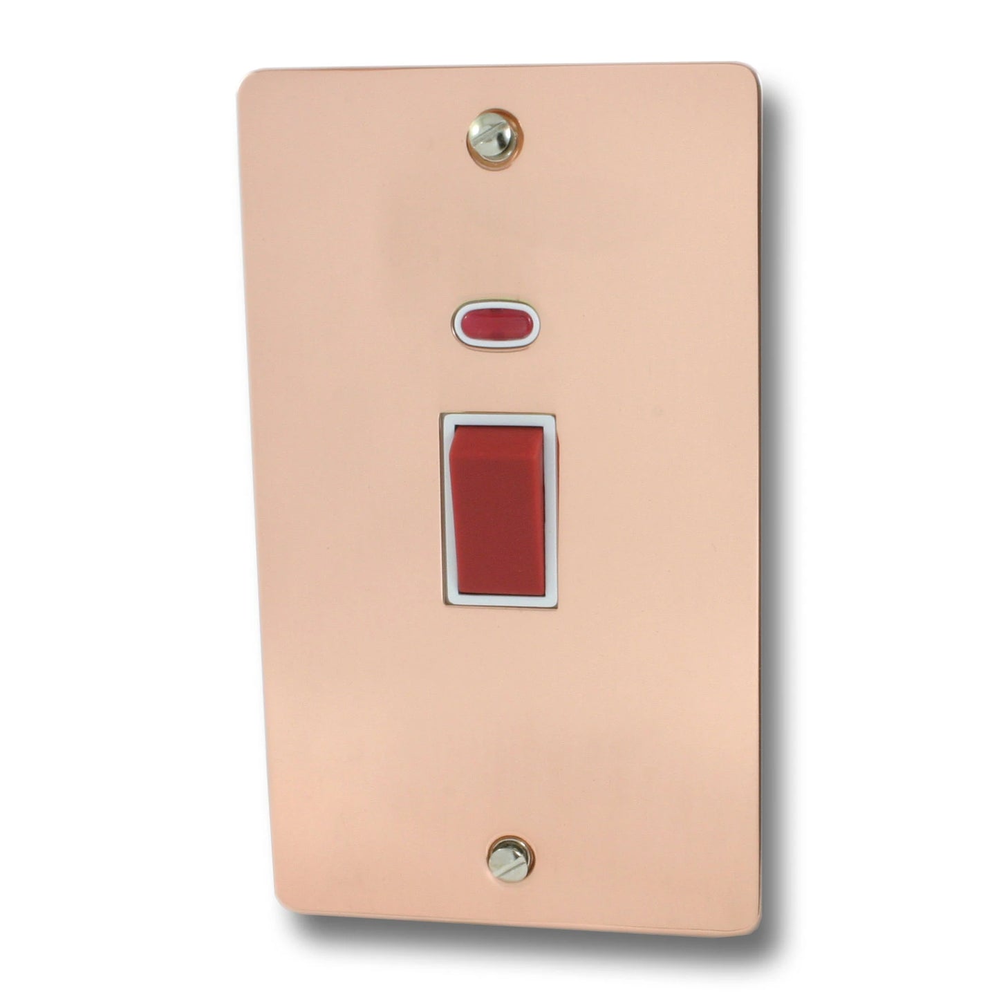 Flat Bright Copper 45 Amp Dp Switch L/Plate