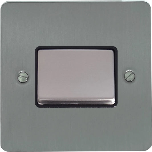 Flat Brushed Steel Fan Isolator