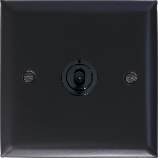 Spectrum Flat Black  1 Gang Toggle (Flat Black Toggle)