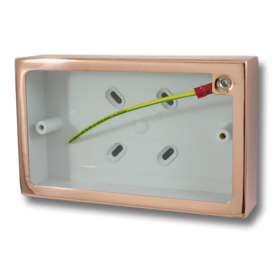Double Bright Copper Pattress Box