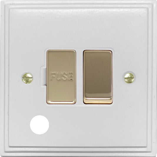 Victorian Flat White Swt Spur + Outlet