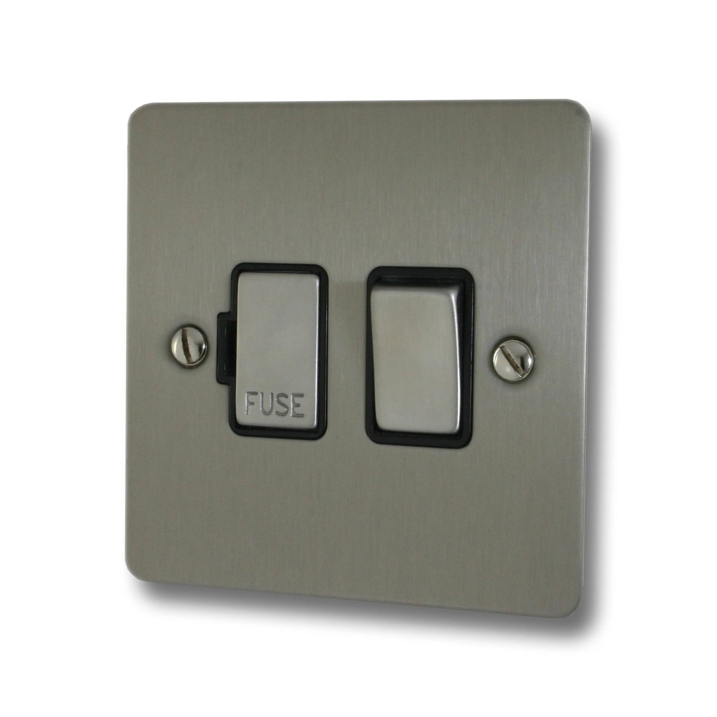 Flat Brushed Steel Swt. Fused Spur