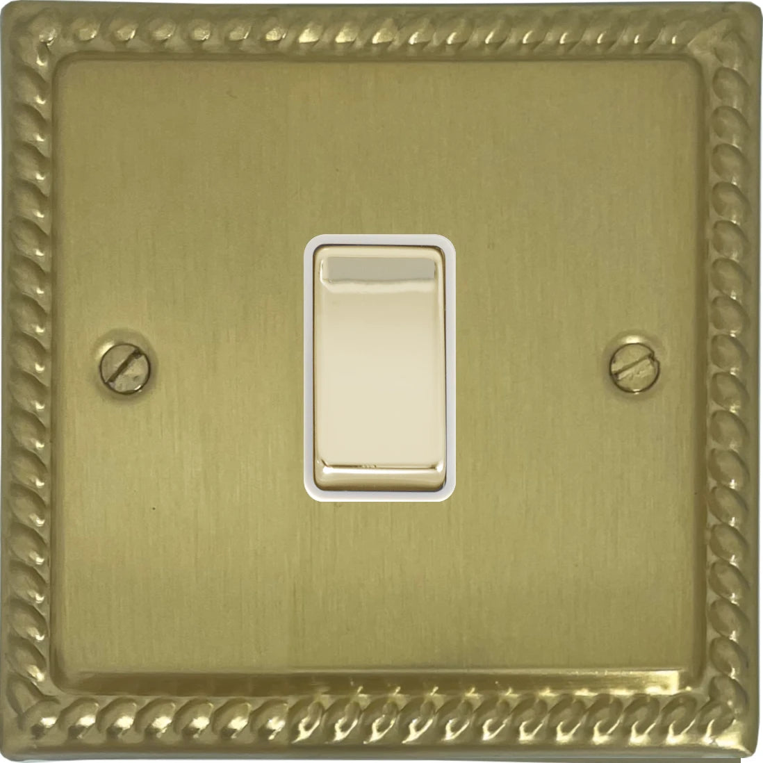 Georgian Satin Brass Intermediate Switch