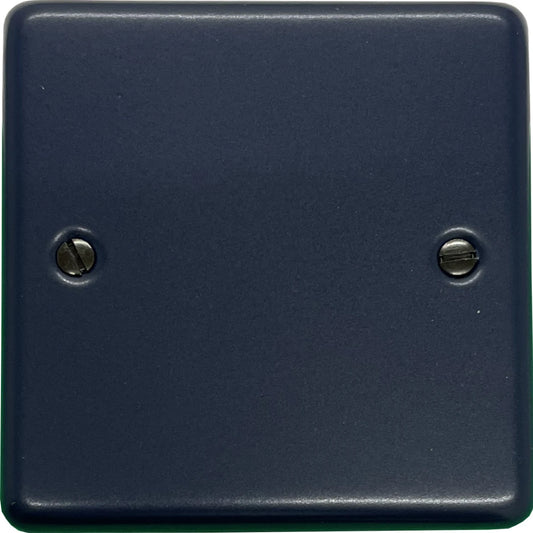 Contour Blue 1 Gang Blank