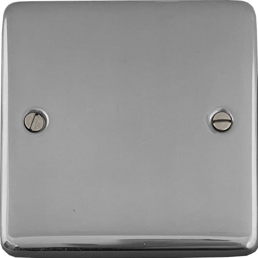 Contour Polished Chrome 1 Gang Blank