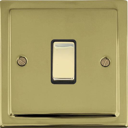 Victorian Polished Brass Intermediate Switch