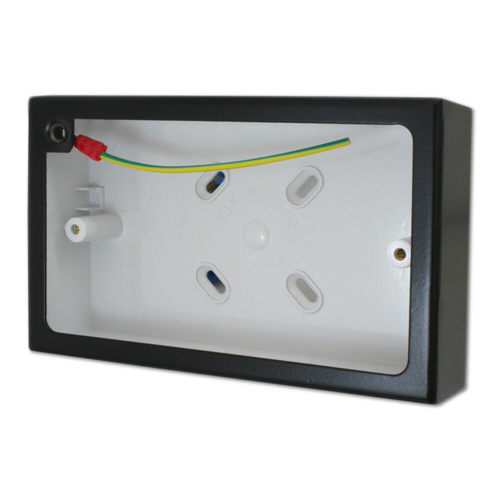 Double Flat Black Pattress Box