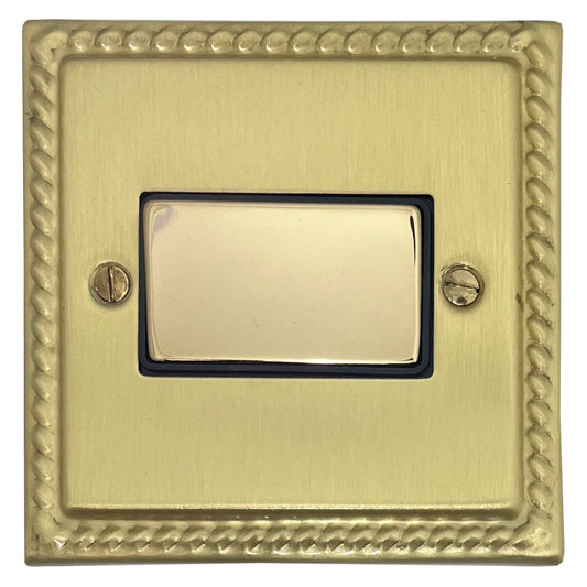 Georgian Satin Brass Fan Isolator