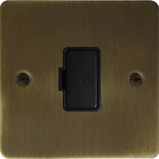 Flat Antique Brass Unswitched Spur