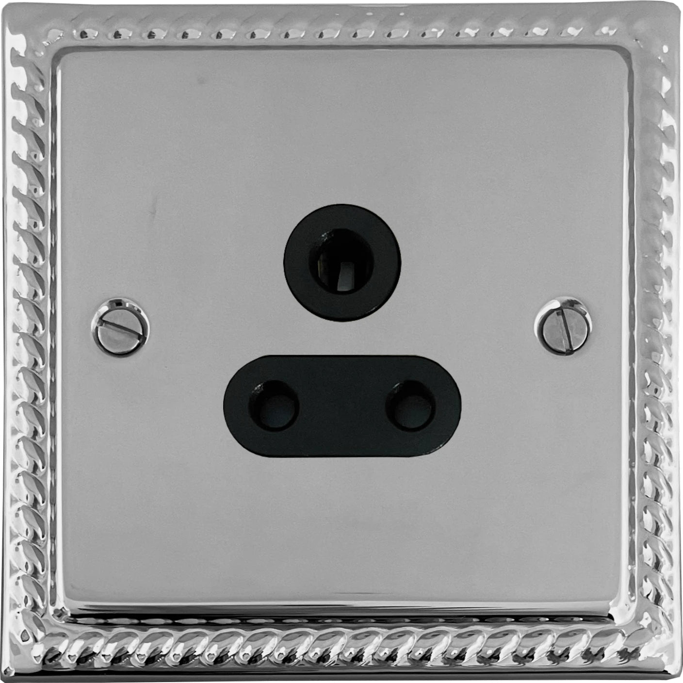 Georgian Polished Chrome 5 Amp Socket