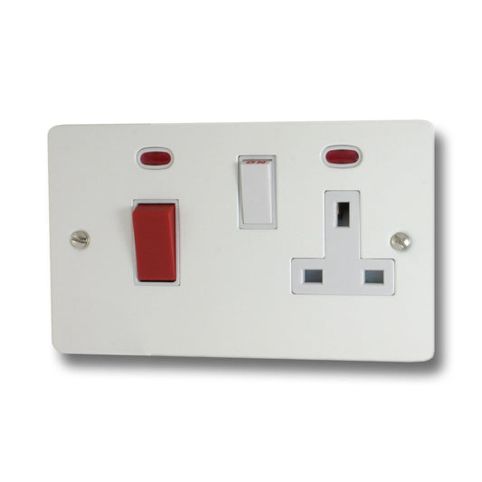 Flat White Cooker Socket