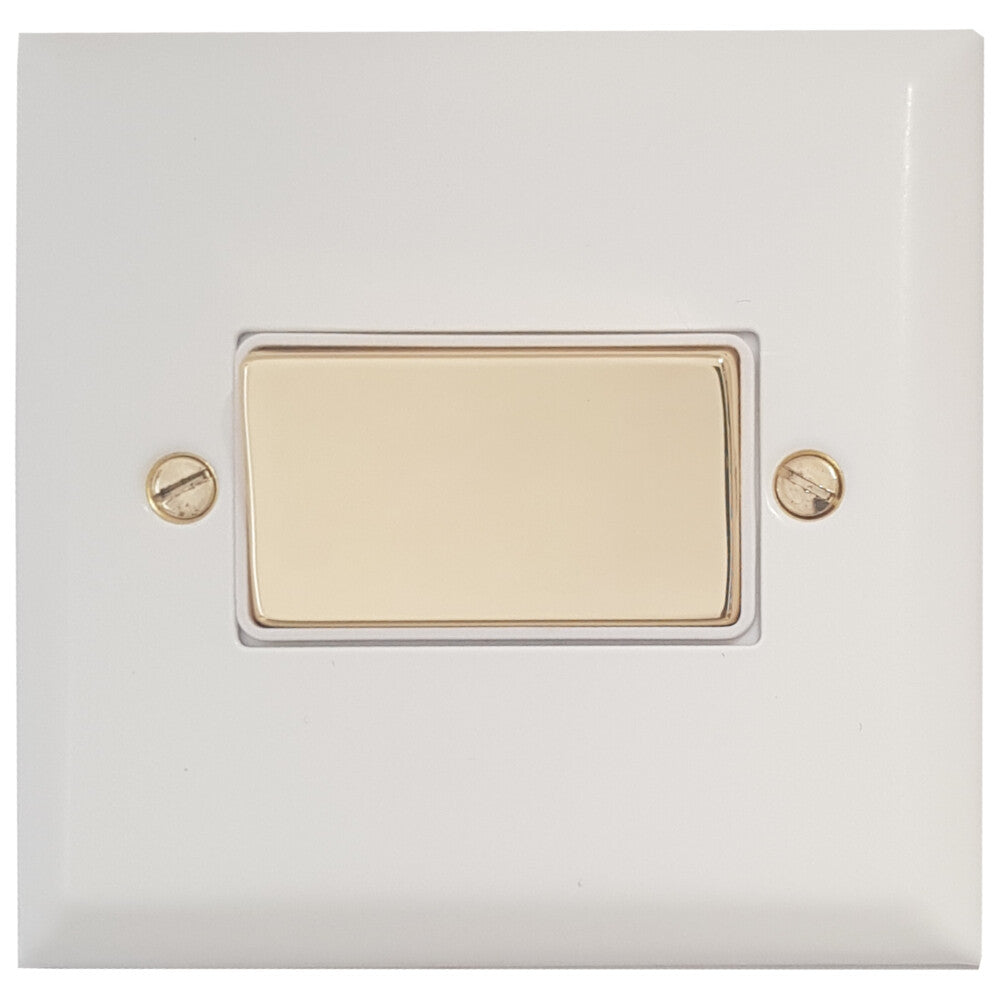 Spectrum Flat White Fan Isolator