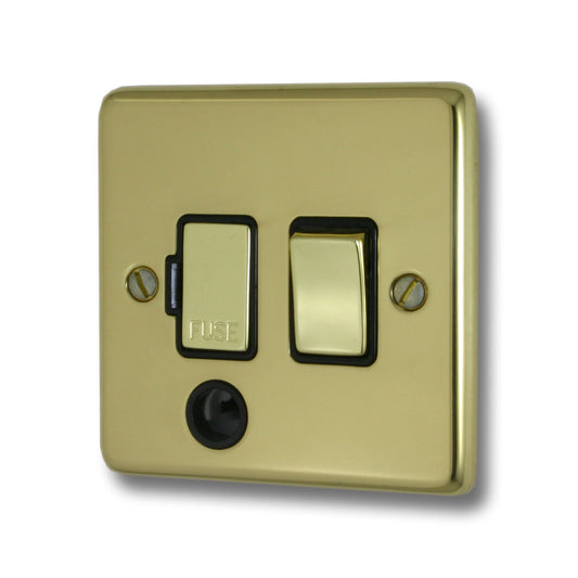 Contour Polished Brass Swt. Fused Spur & F/Out