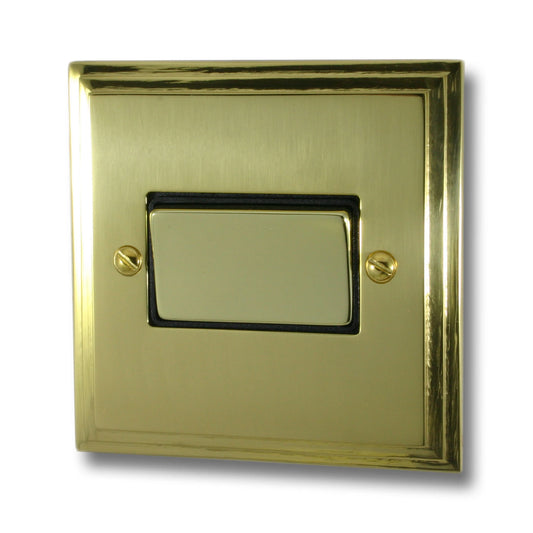 Victorian Polished Brass Fan Isolator