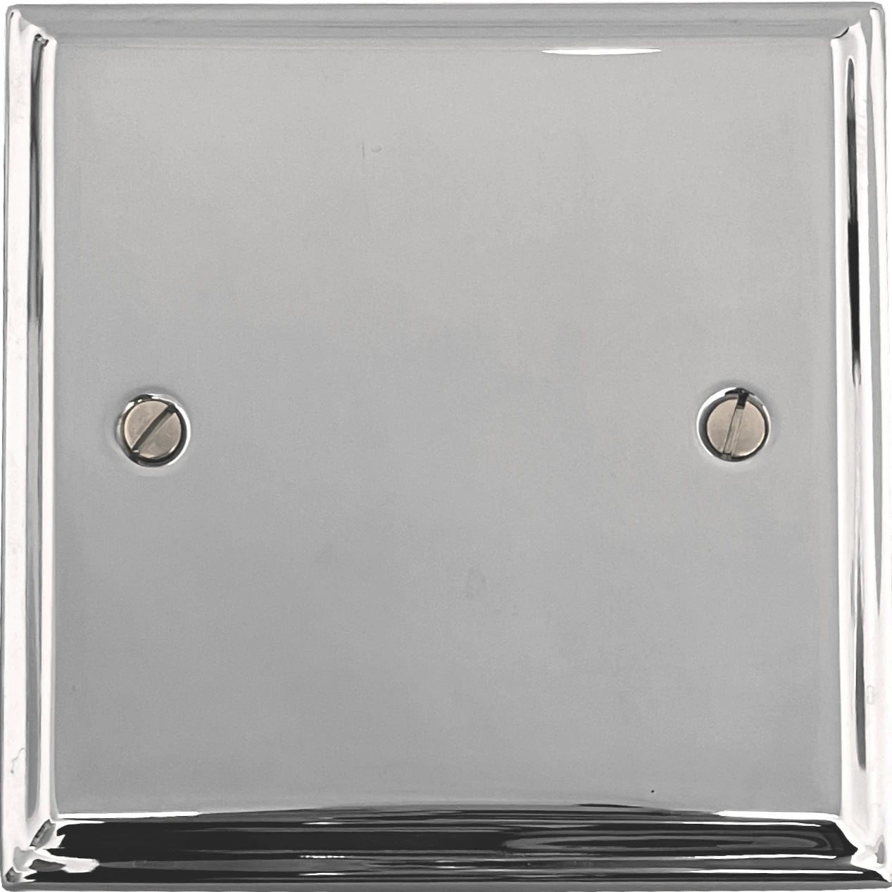 Deco Polished Chrome 1 Gang Blank