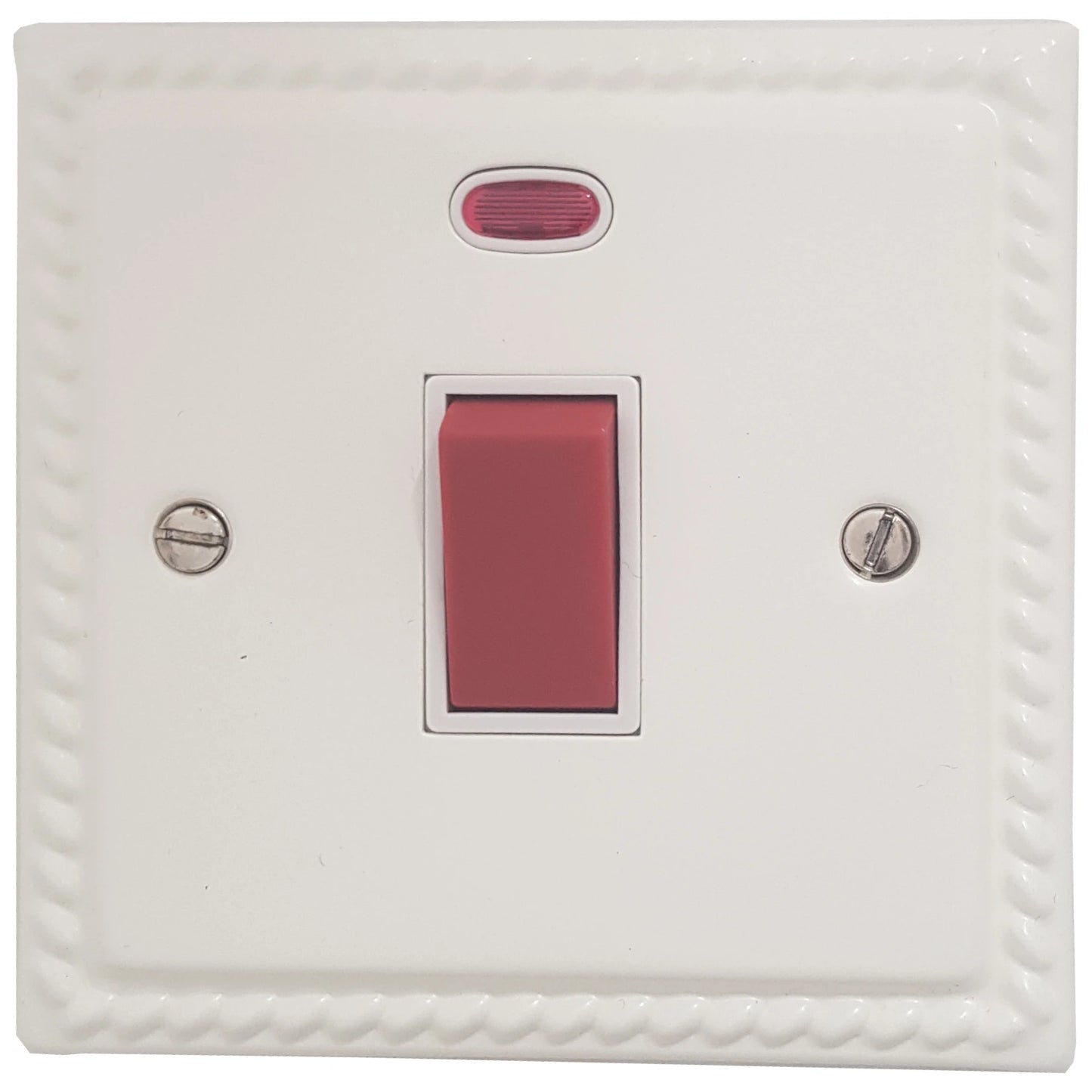 Georgian Flat White 45A Dp Switch Small Plate