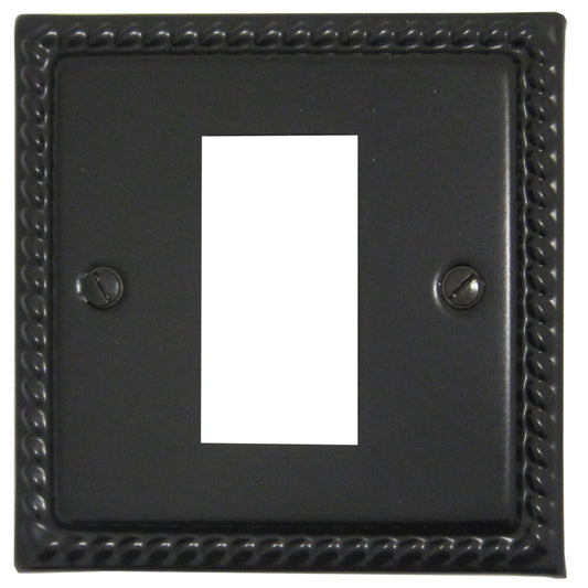 Georgian Flat Black 1 Module Data Plate