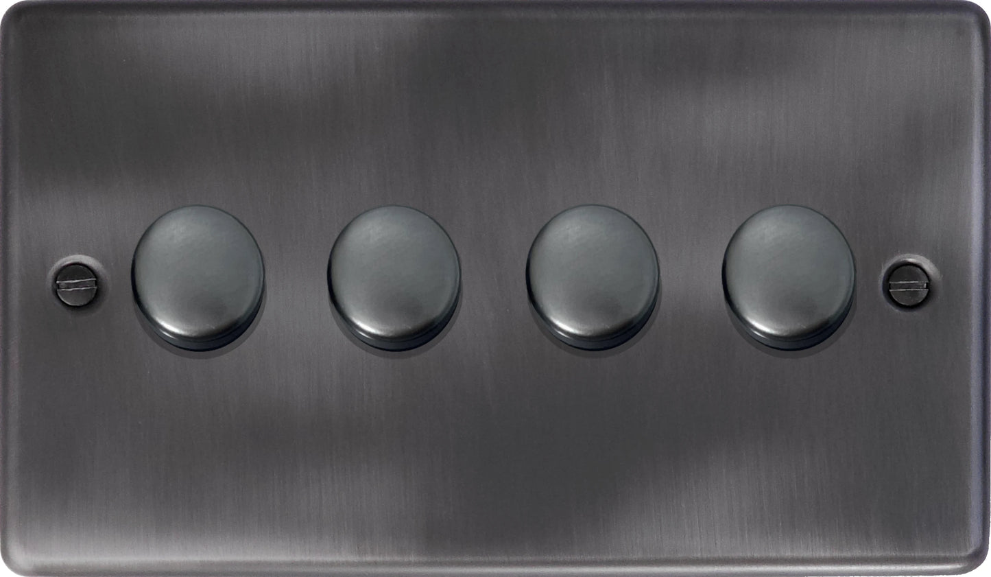 Contour Slate Effect 4 Gang Dimmer LED