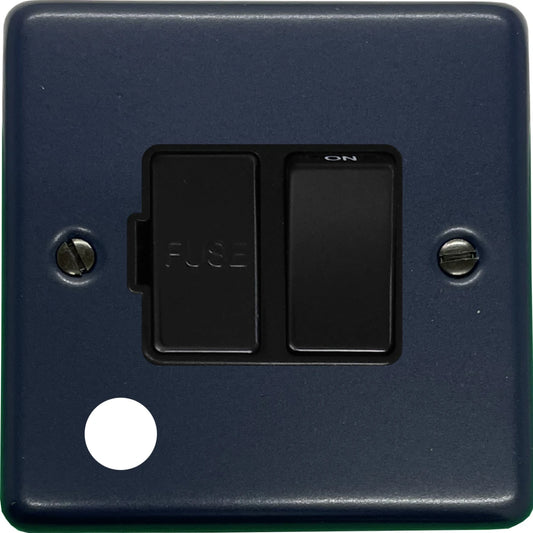 Contour Blue Switch Fused Spur + Flex Outlet