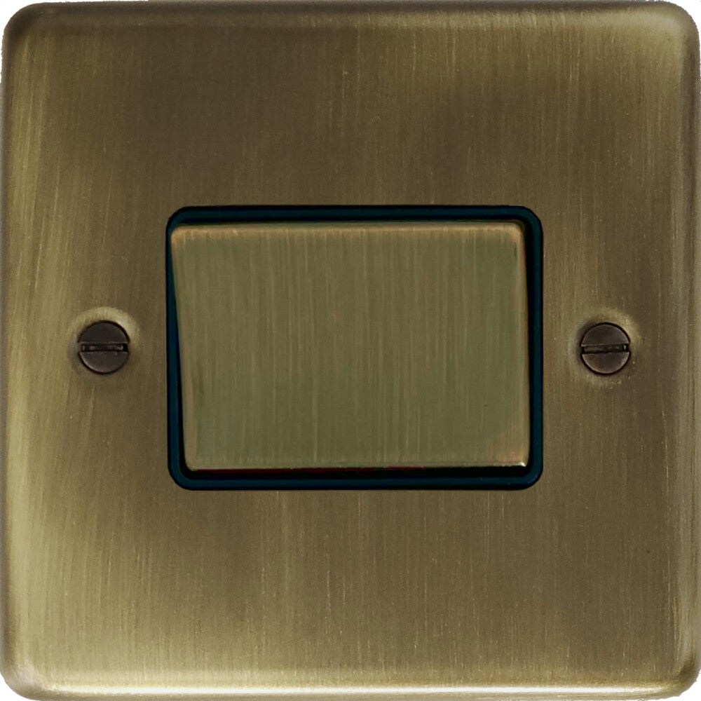 Contour Antique Brass Fan Isolator (Brass Switch)