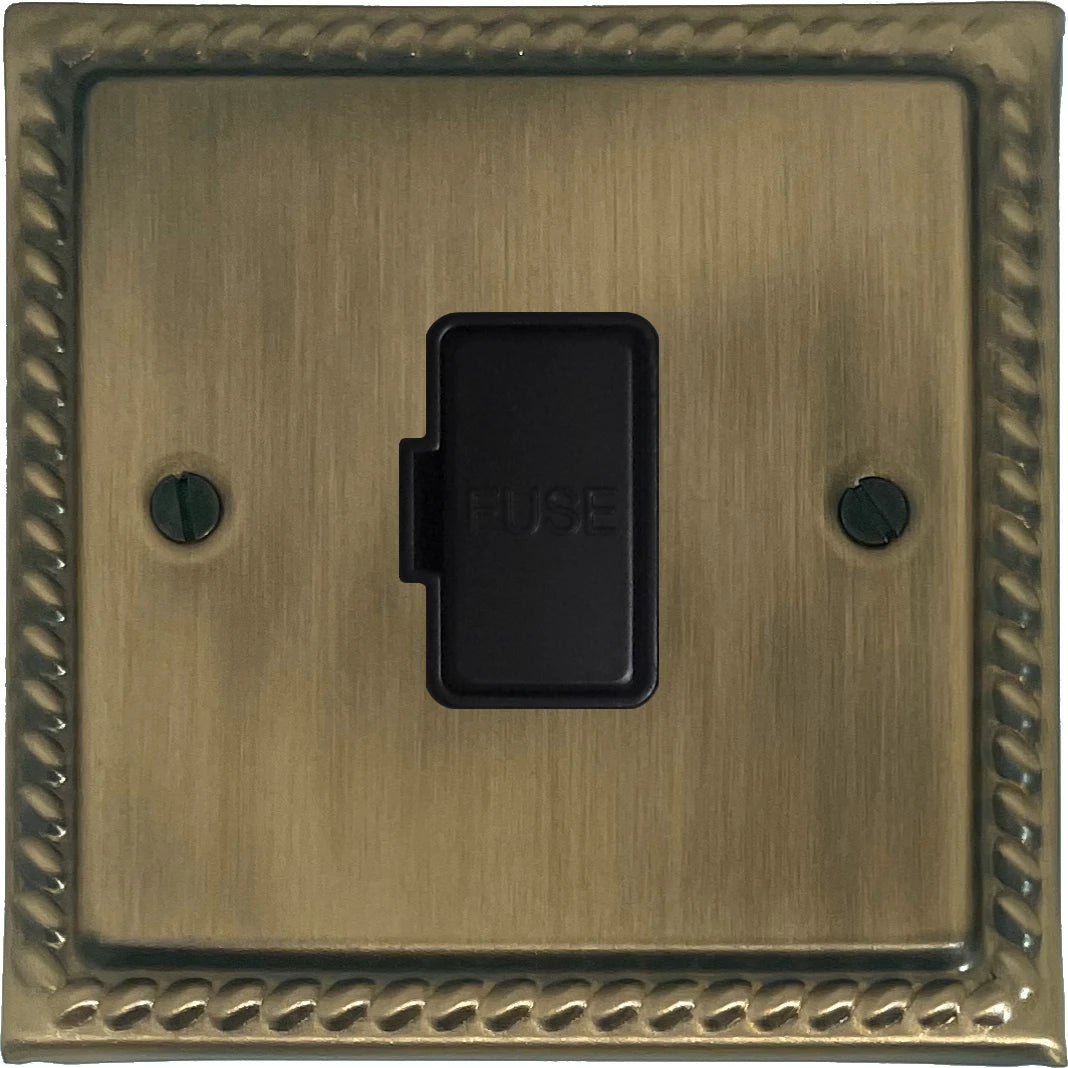 Georgian Light Antique Brass Unswitched Spur