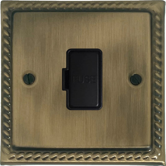 Georgian Light Antique Brass Unswitched Spur