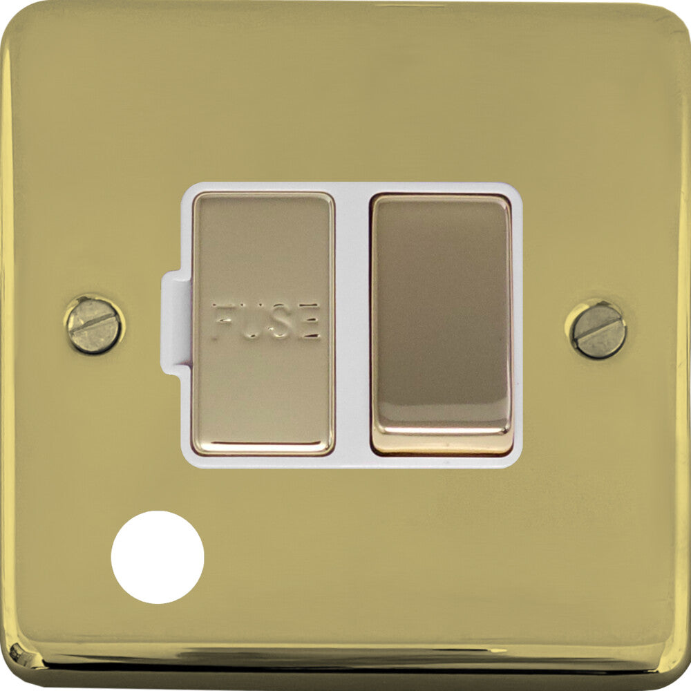 Contour Polished Brass Swt. Fused Spur & F/Out