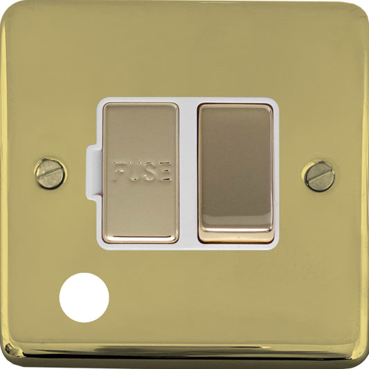 Contour Polished Brass Swt. Fused Spur & F/Out