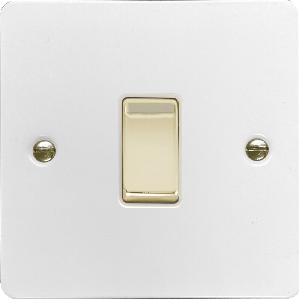 Flat White 1 Gang 2 Way Switch